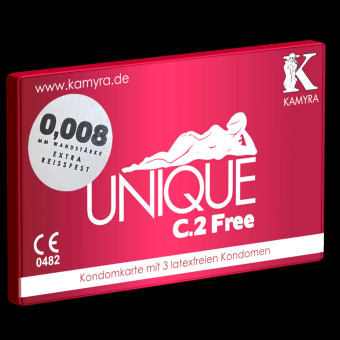 Unique C.2 free latexfreie Kondome 3 Stück 