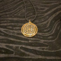 Esculpta Amulett Labyrinth Pendant gold 